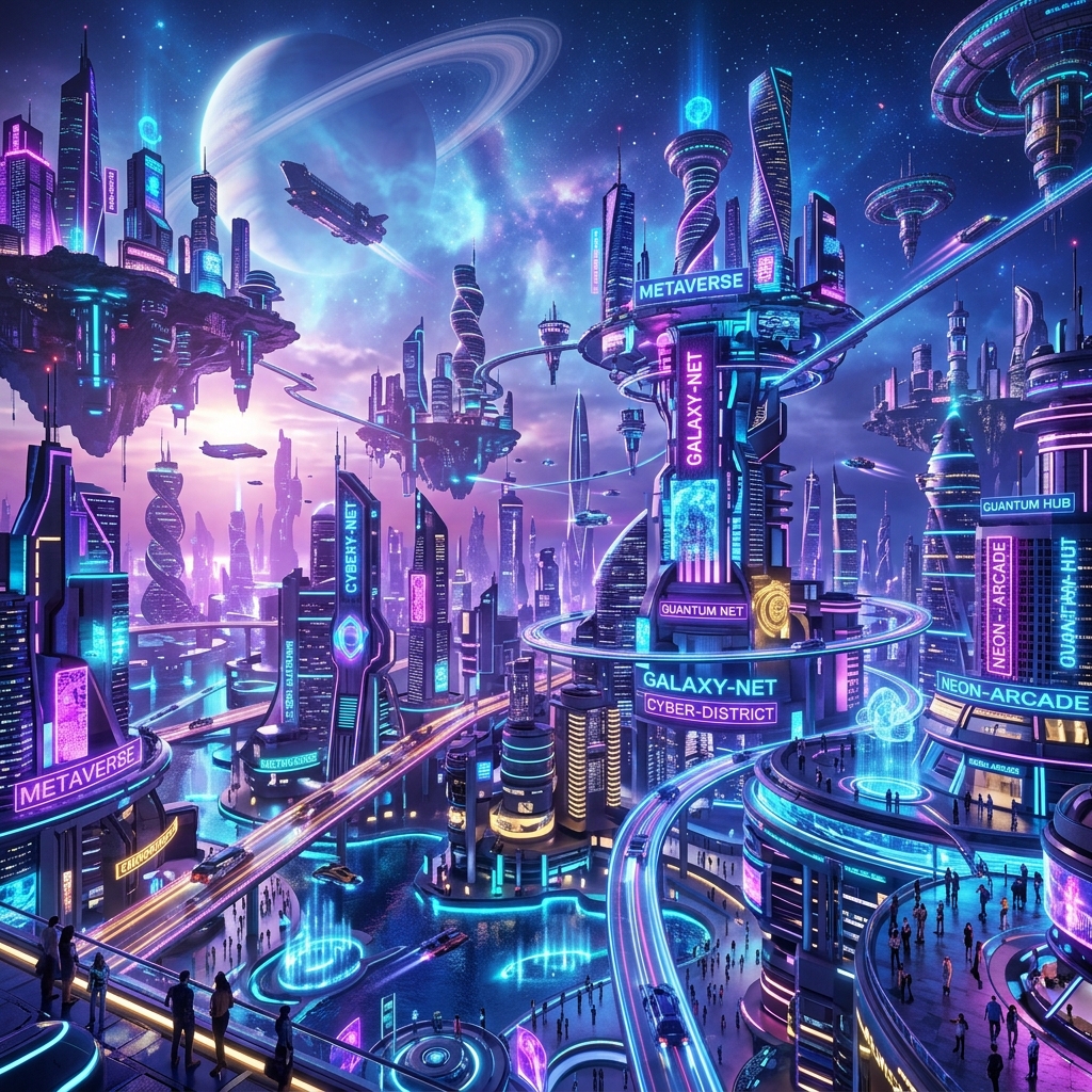 Metaverse Cityscape